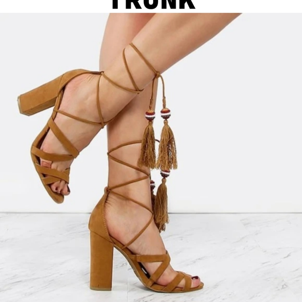 BAMBOO Encounter-19 women's 5.5 strappy heels